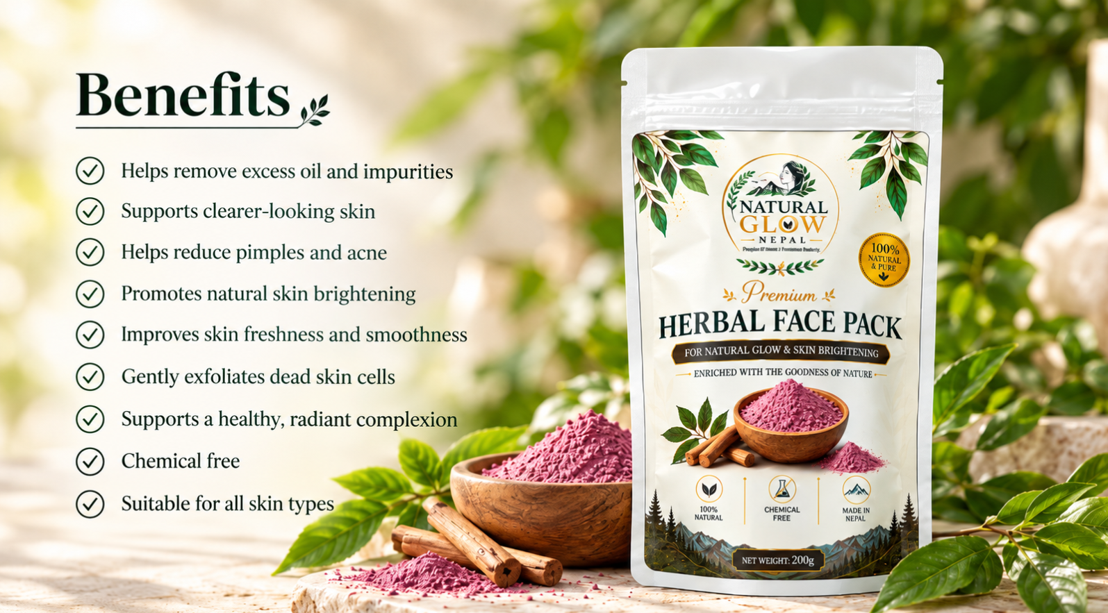 Premium Herbal Face Pack